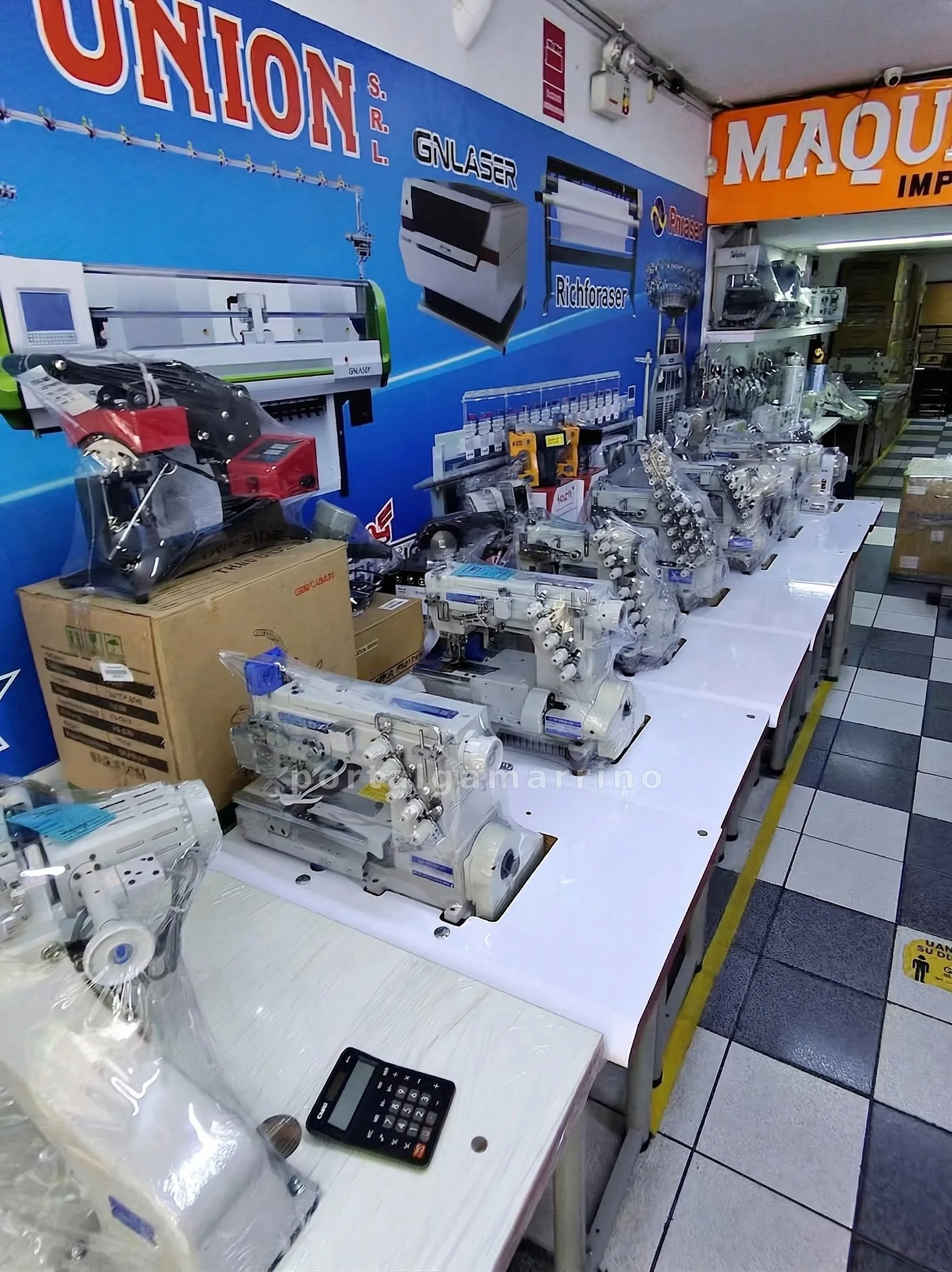 Tienda de máquinas de coser industriales y bordadoras · Maquinaria y equipos textiles · Máquinas de confección y estampado — foto 2