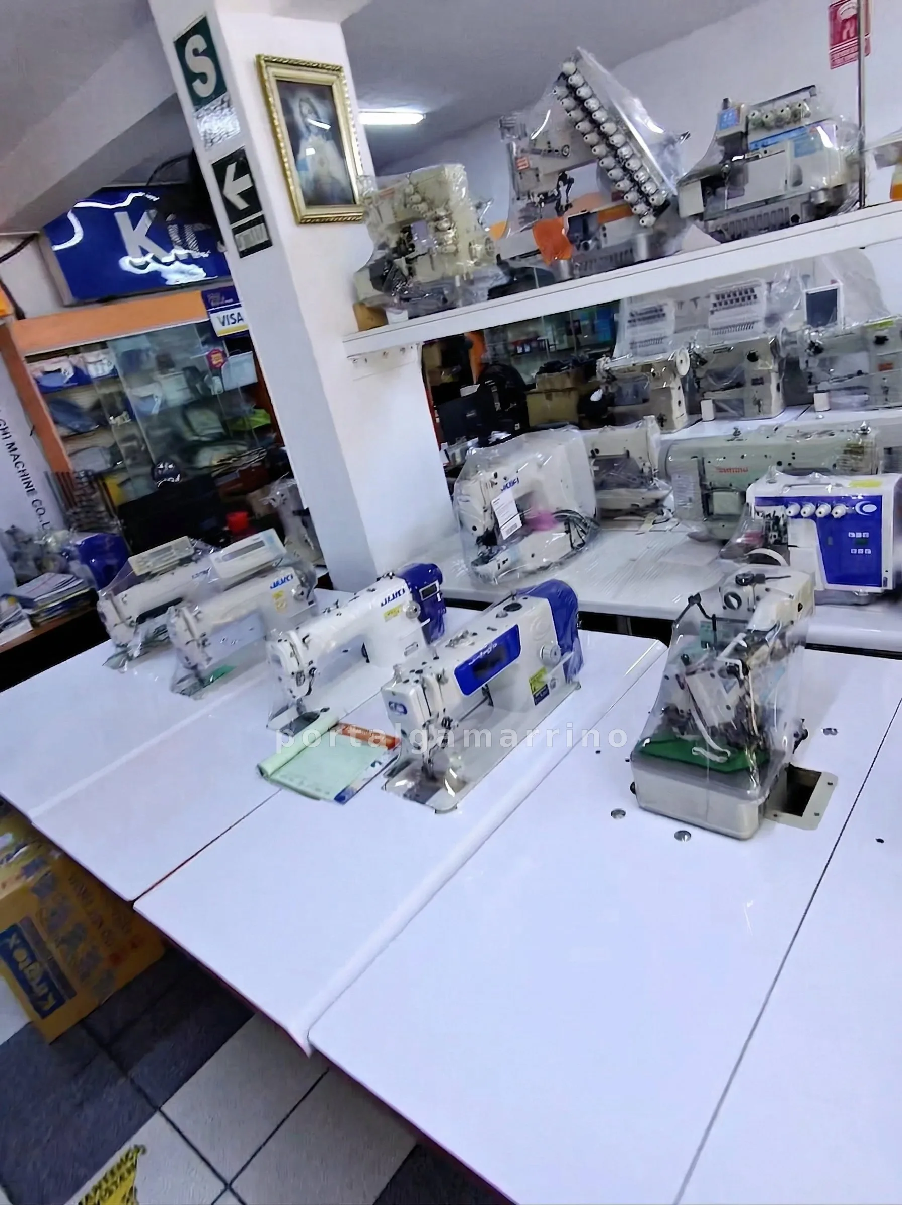 Tienda de máquinas de coser industriales y bordadoras · Maquinaria y equipos textiles · Máquinas de confección y estampado — foto 3