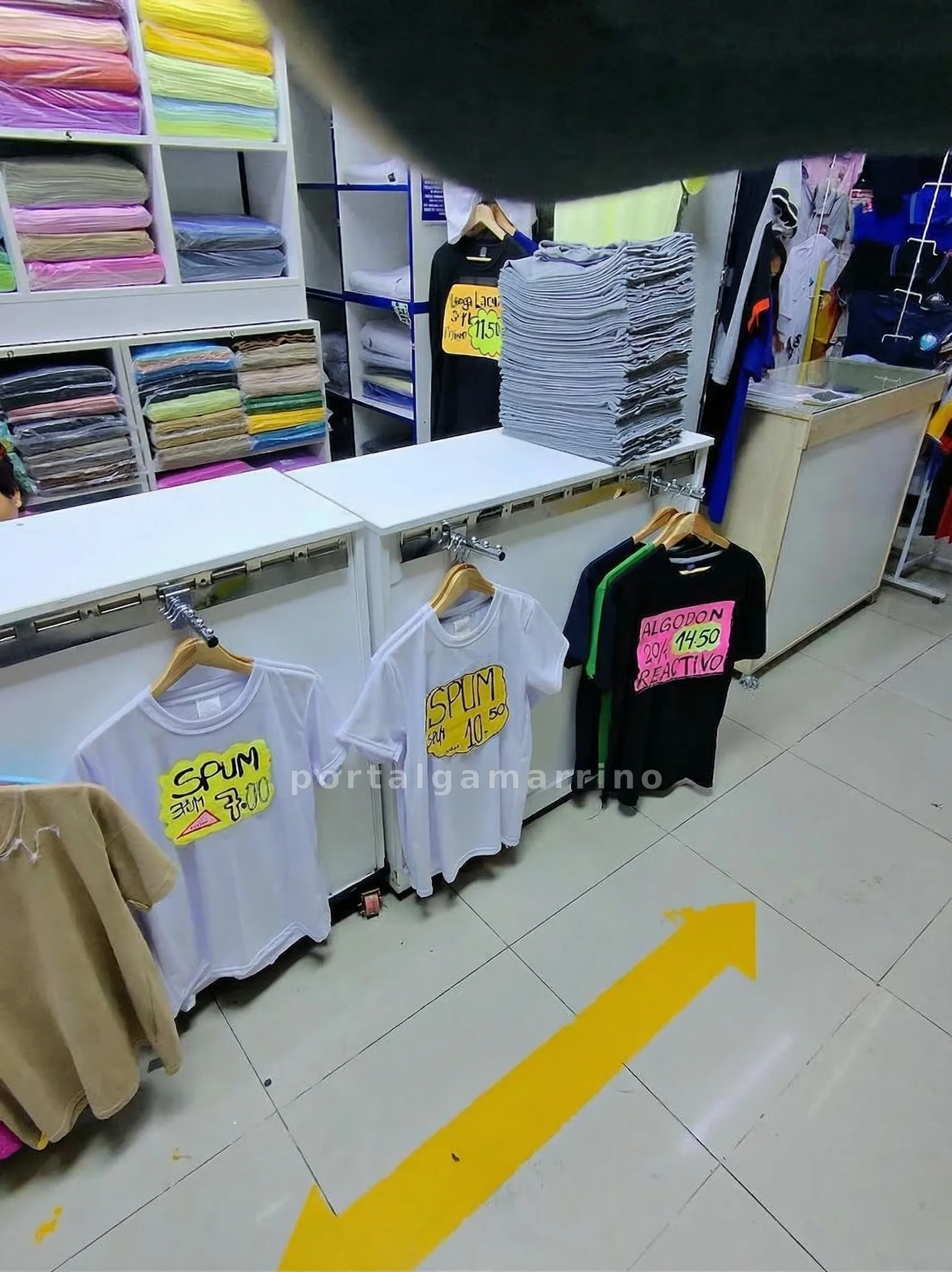 Tienda de Polos Básicos — Galería Aviación
