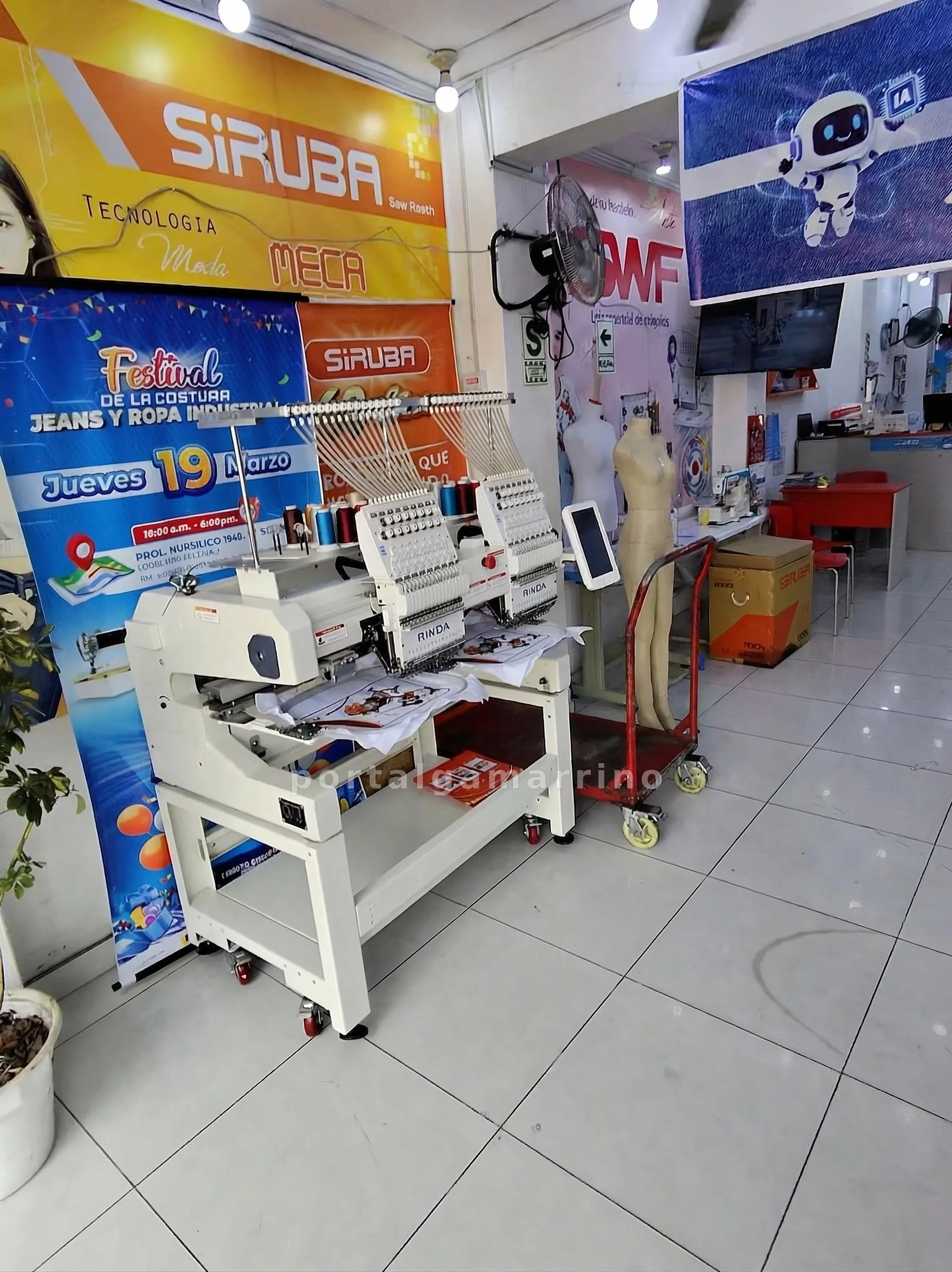 Tienda de Máquinas de Coser Industriales y Bordadoras · Maquinaria y equipos textiles · Máquinas de confección y estampado — foto 2