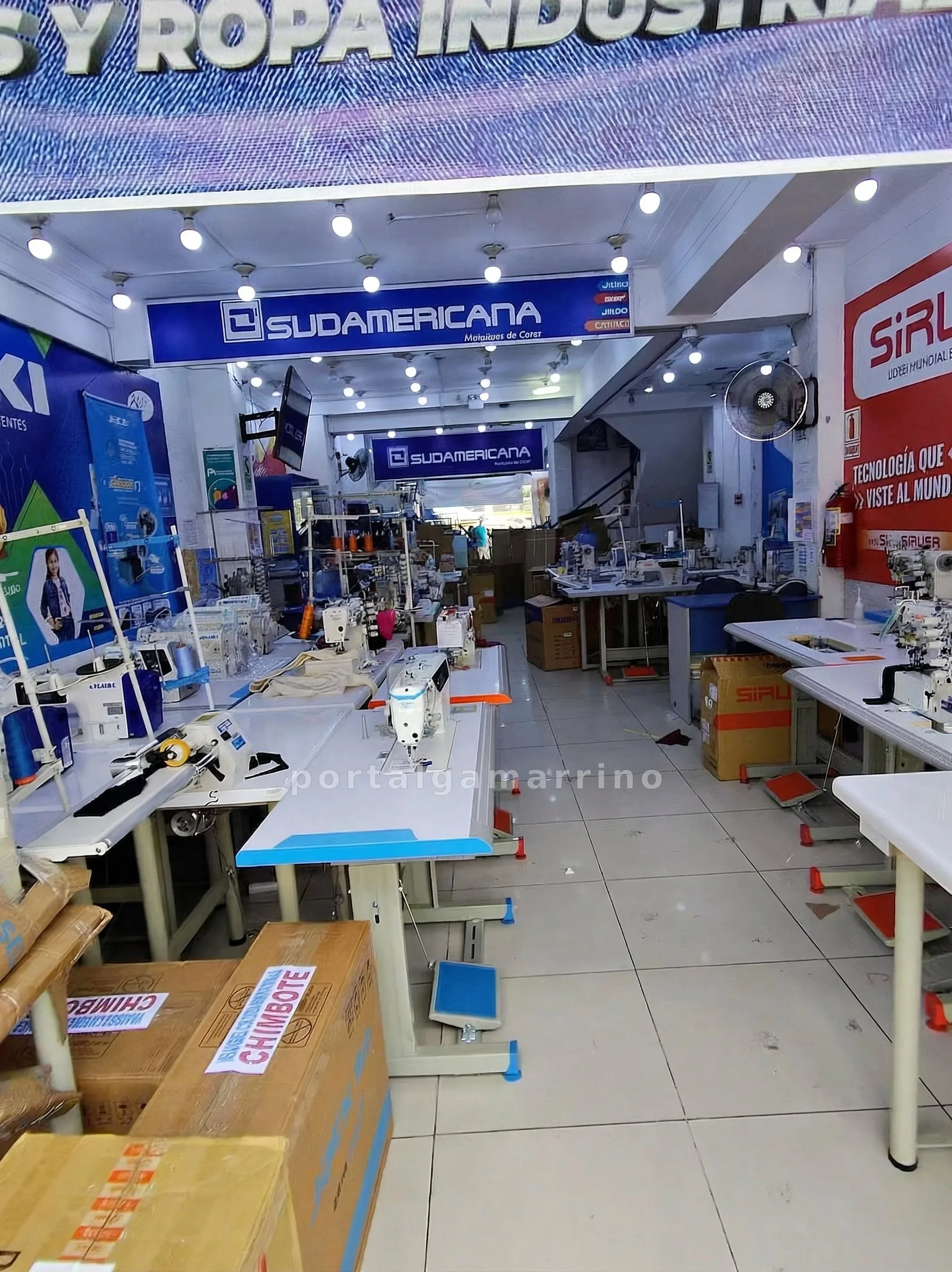 Tienda de máquinas de coser industriales y remalladoras · Maquinaria y equipos textiles · Máquinas de confección y estampado — foto 2