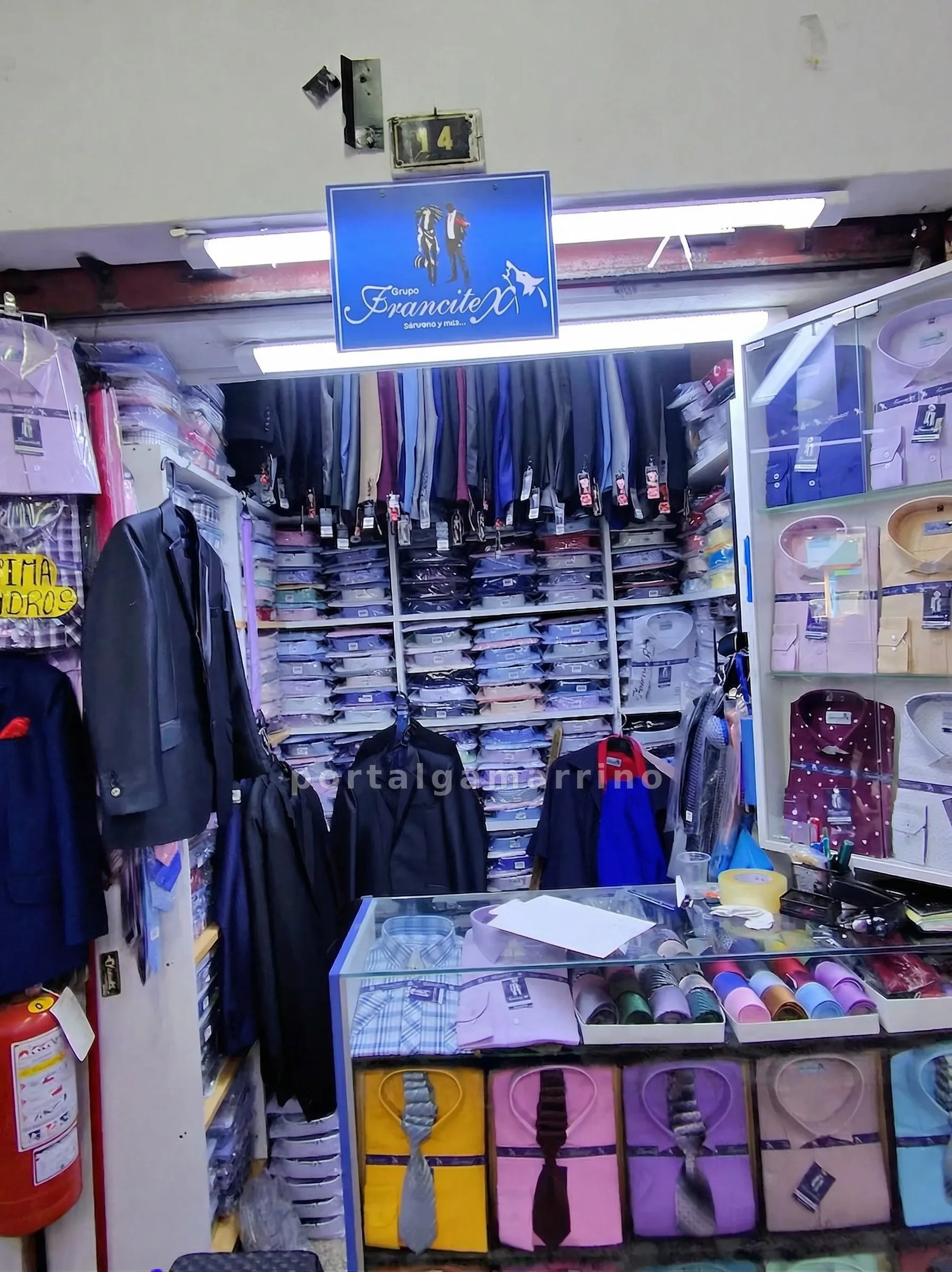 Tienda de camisas y ternos para caballero — Humboldt 1521
