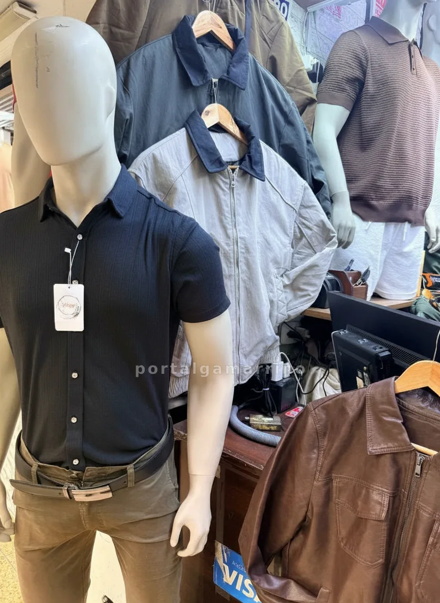 Tienda de ropa casual para hombre — Galería Azul