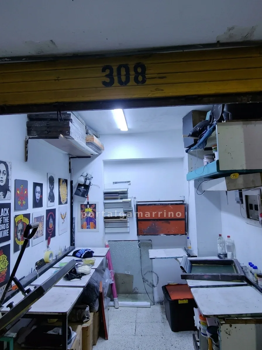 Taller de serigrafía y estampado textil — Galería Santa Rosa