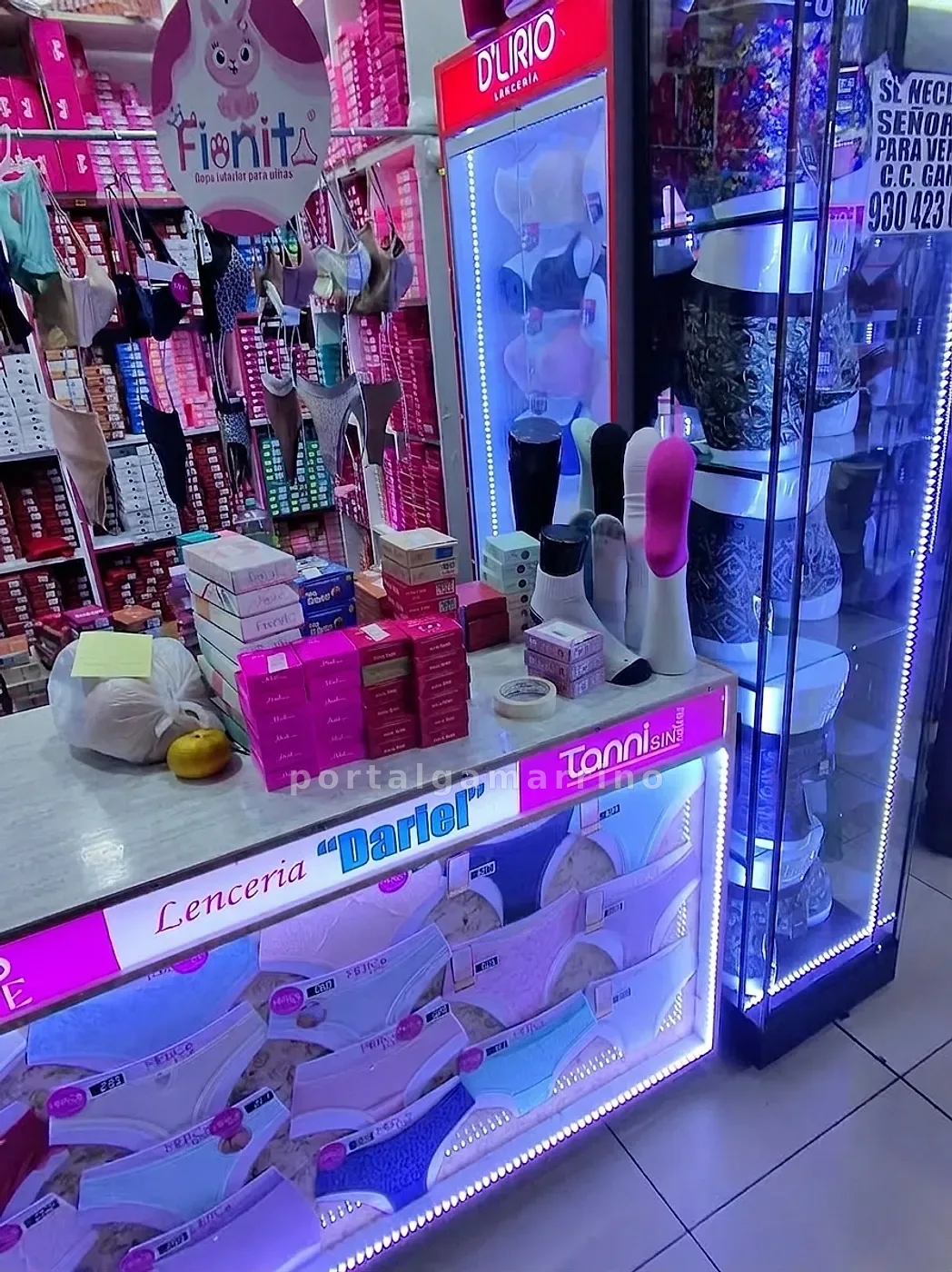 Tienda de lencería, panties y bóxers — C.C Gama Moda Plaza