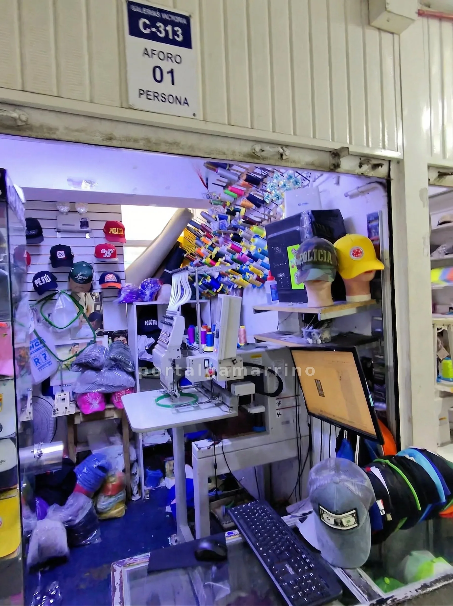 Tienda de bordados y gorras personalizadas — Galería Victoria