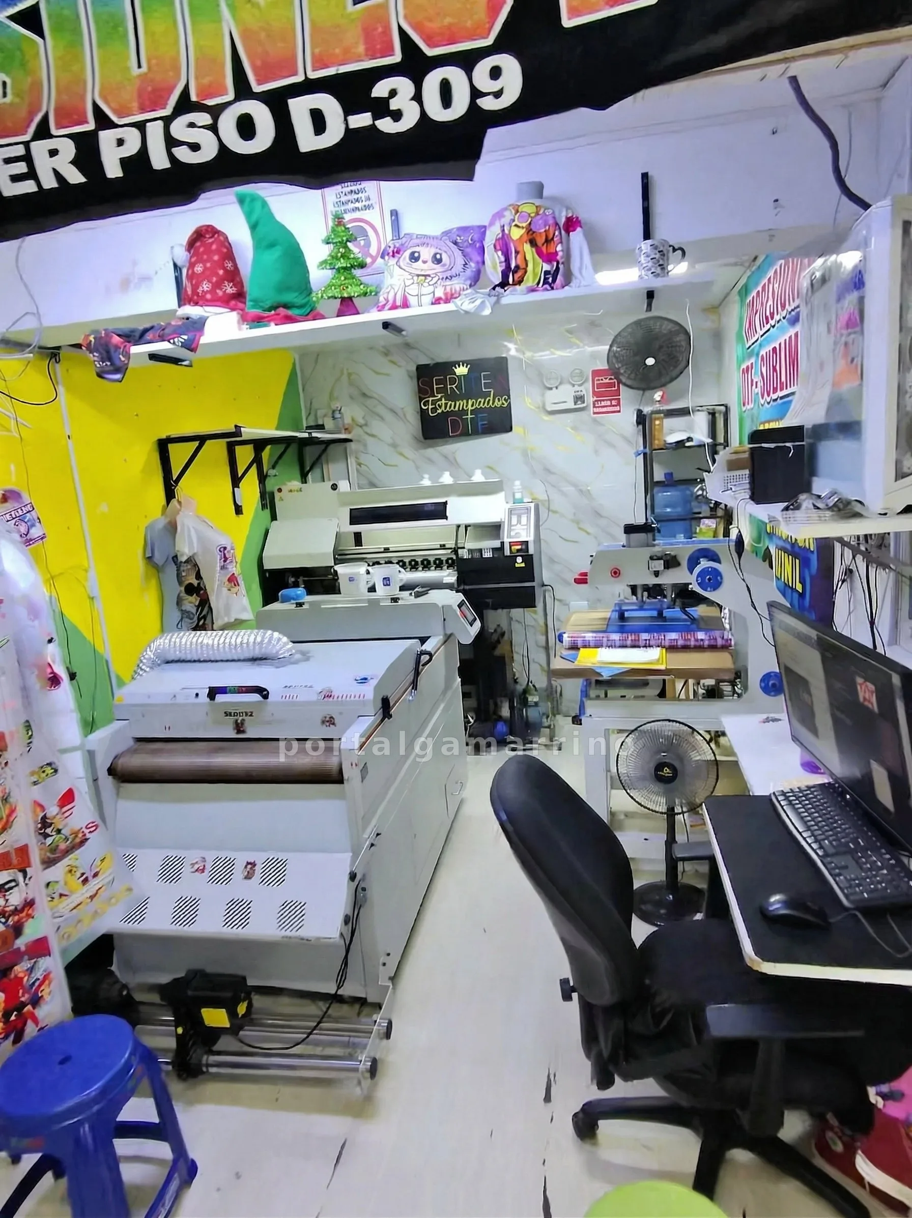 Servicio de estampados en DTF y sublimación textil — Galería Victoria
