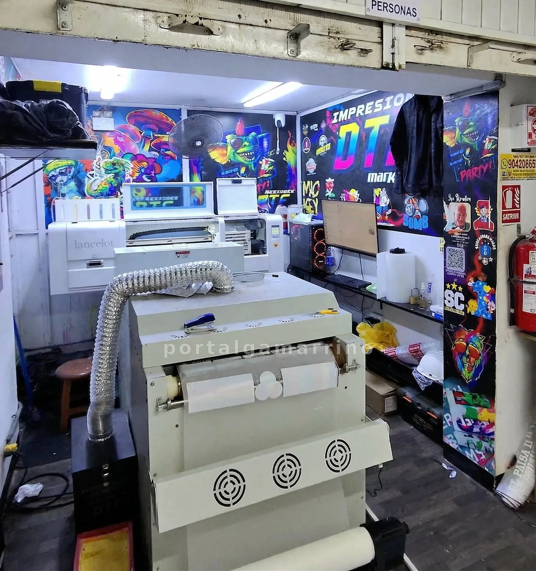 Taller de impresión DTF — Galería Victoria
