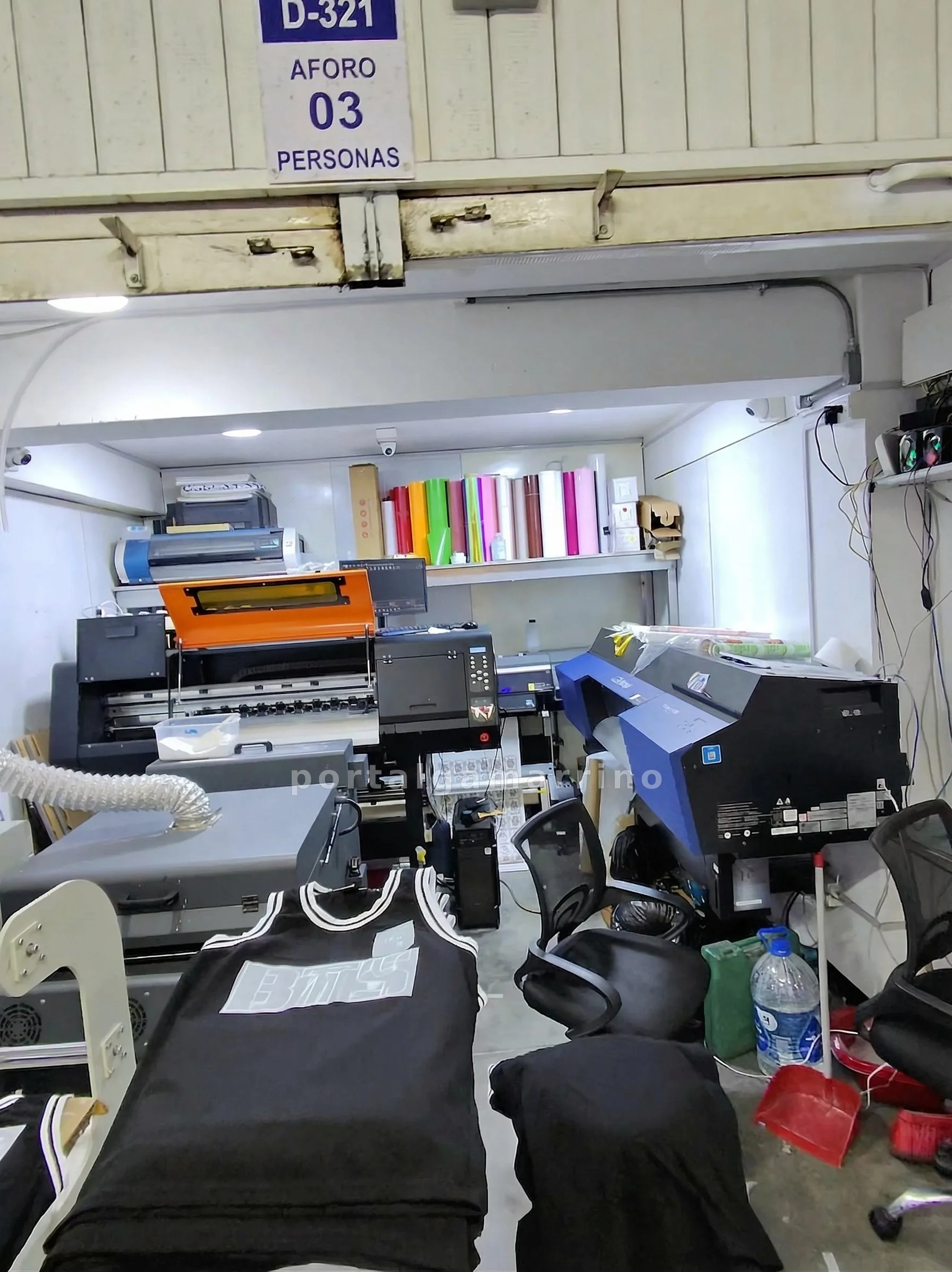 Taller de estampado textil y sublimación — Galería Victoria