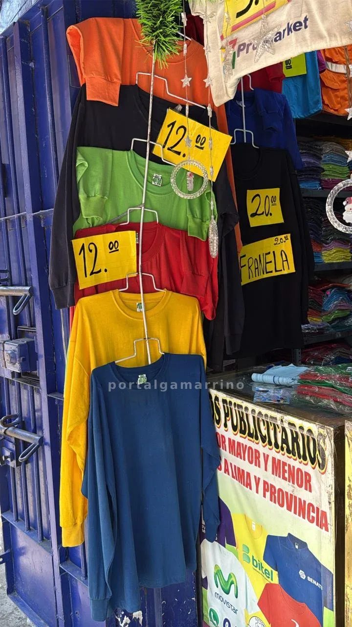 Tienda de polos publicitarios — Jr Antonio Bazo 895