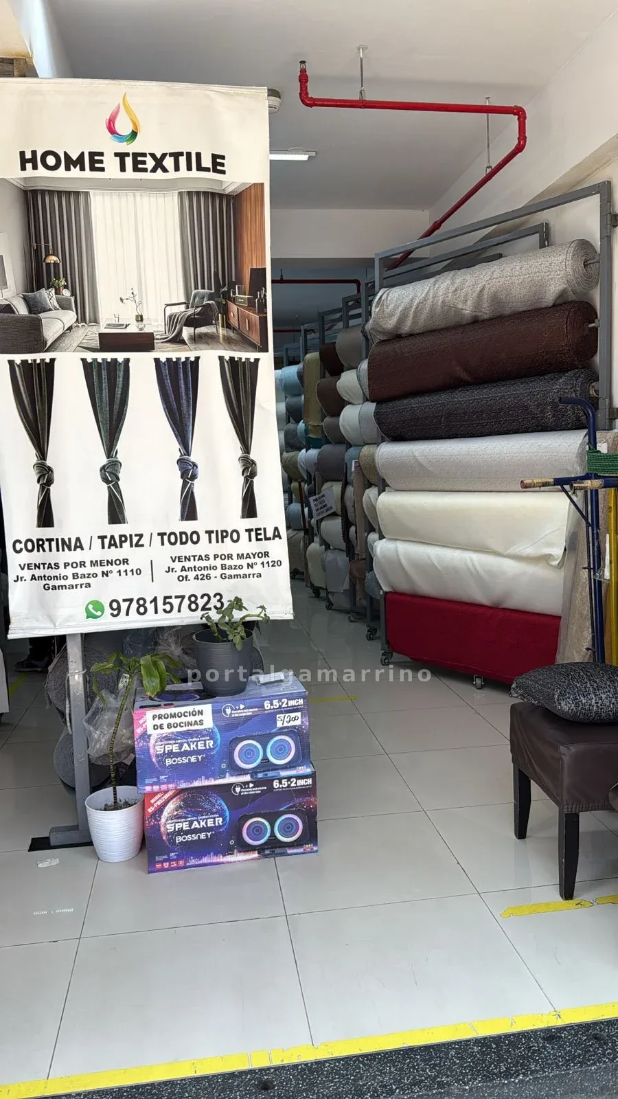 Cortinas — Antonio Bazo 1110 - La Victoria