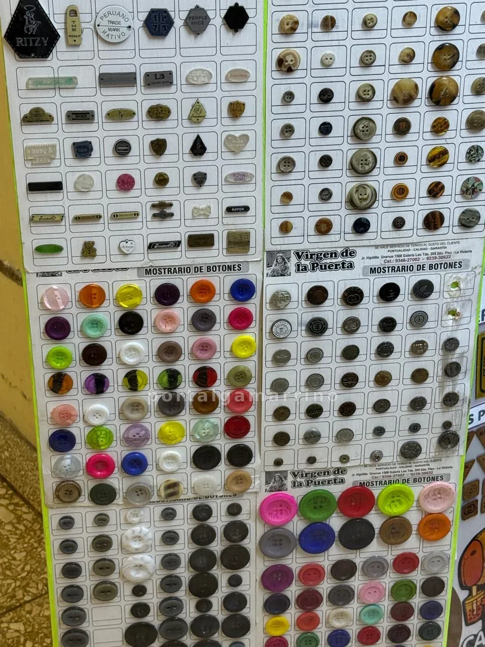Venta de Botones y Accesorios para Confección — Galería Leo